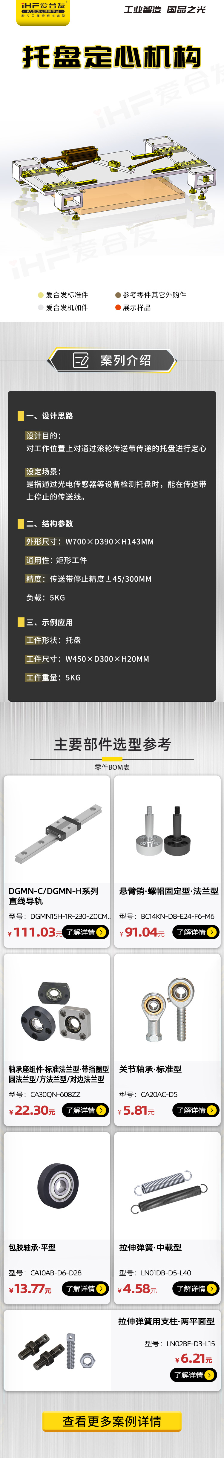 愛合發(fā)：案例介紹，托盤定心機(jī)構(gòu)！